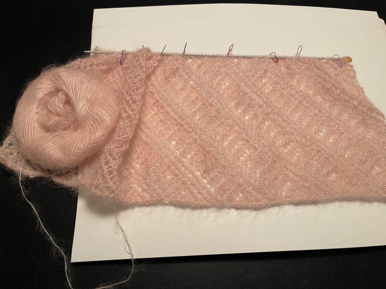 Zartes Tuch aus Mohair