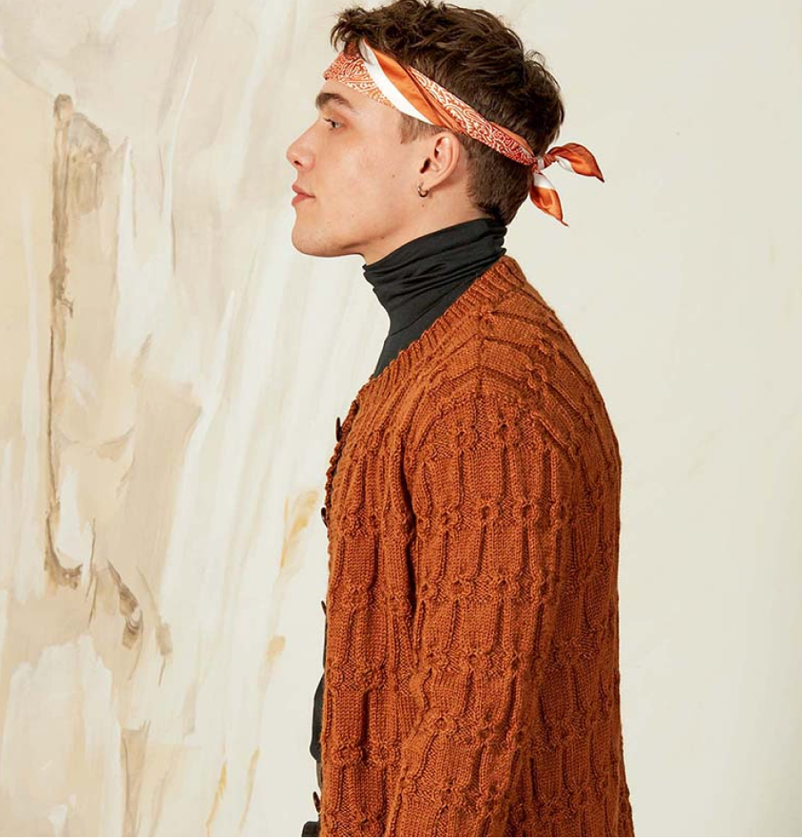 Viskose Strickjacke
