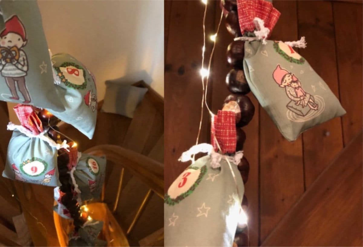 Adventskalender-Collage
