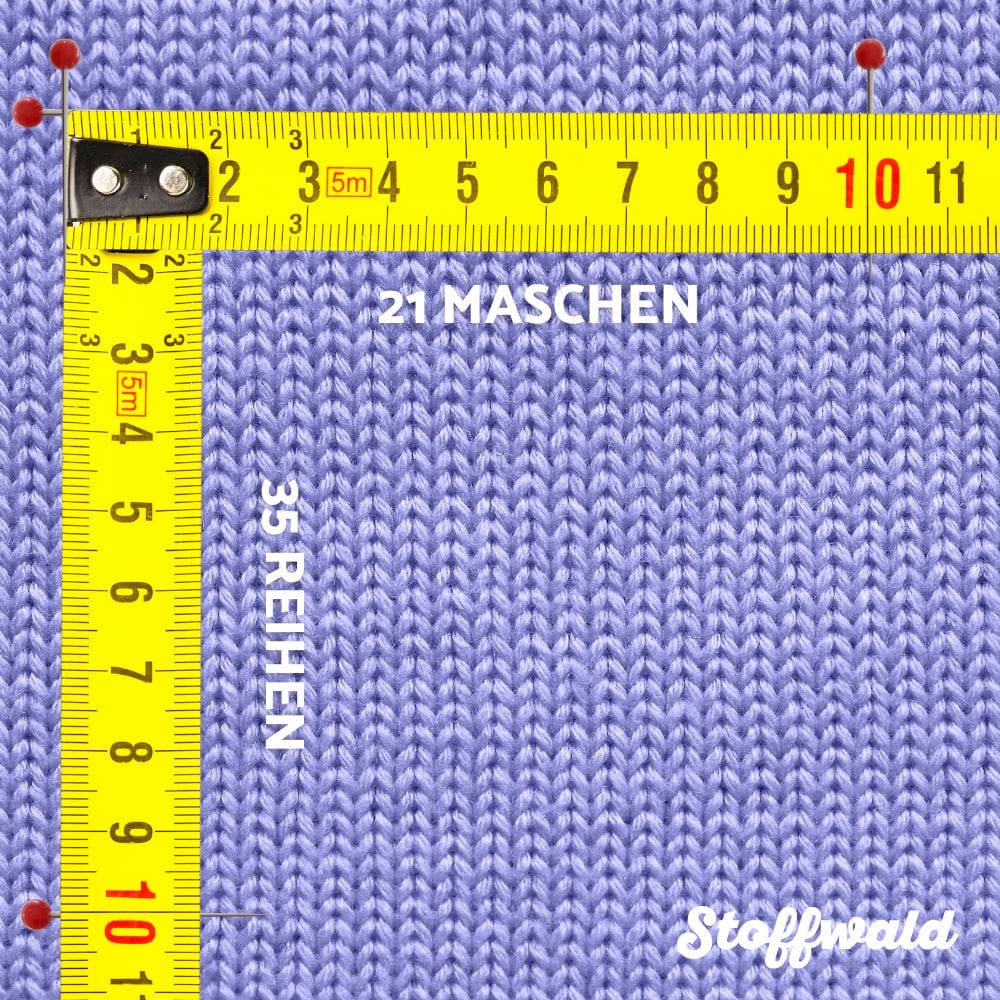 Maschenprobe messen